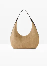 Borsa shopper in simil paglia, bonprix