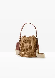 Borsa a sacco in paglia, bonprix