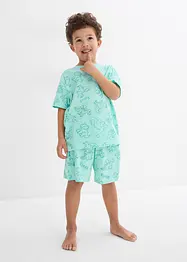 Pigiama estivo in puro cotone biologico (set 4 pezzi), bonprix