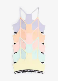 Reggiseno bustier con cotone biologico morbido (pacco da 5), bonprix