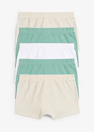 Boxer aderenti con cotone biologico morbido (pacco da 5), bonprix