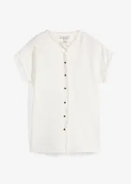 Blusa a tunica in puro lino, bonprix