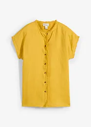 Blusa a tunica in puro lino, bonprix