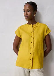 Blusa a tunica in puro lino, bonprix