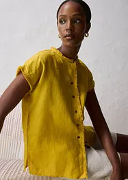 Blusa a tunica in puro lino, bonprix