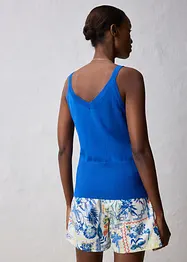 Top in maglia misto seta, bonprix