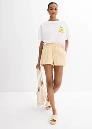 Shorts in misto lino fresco e leggero, bonprix