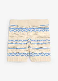 Shorts di maglia in misto cotone e lino fresco e leggero, bonprix
