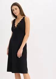 Camicia da notte con spalline sottili e scollatura con pizzo, bonprix