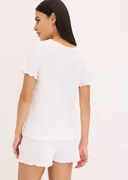 Pigiama estivo in jersey pointoille, bonprix