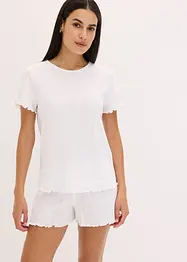 Pigiama estivo in jersey pointoille, bonprix