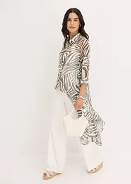 Camicia lunga in chiffon, bonprix