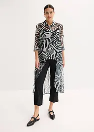 Camicia lunga in chiffon, bonprix