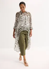 Camicia lunga in chiffon, bonprix