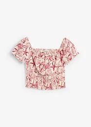 Camicetta a spalle scoperte in puro cotone, bonprix