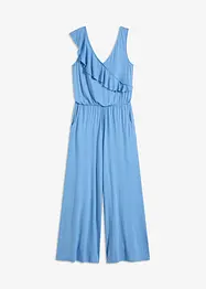 Tuta in jersey con volant, bonprix