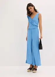 Tuta in jersey con volant, bonprix