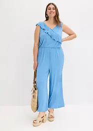 Tuta in jersey con volant, bonprix