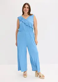 Tuta in jersey con volant, bonprix