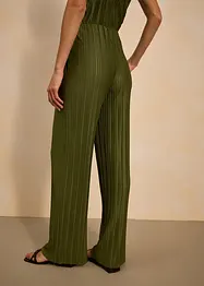Pantaloni in jersey plissettati, bonprix
