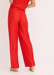Pantaloni in jersey plissettati, bonprix
