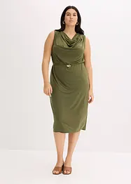 Abito in maglina con cintura (set 2 pezzi), bonprix