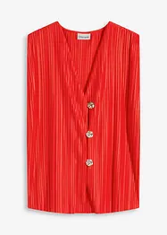 Top plissettato, bonprix