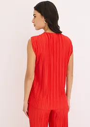 Top plissettato, bonprix