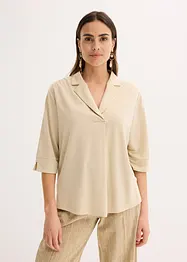 Maglia lunga in piquet di viscosa fluente, bonprix