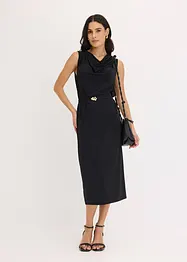 Abito in maglina con cintura (set 2 pezzi), bonprix