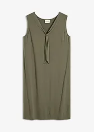 Abito in maglina con fiocco allo scollo, bonprix