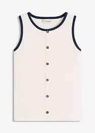 Top in jersey con bordi a contrasto, bonprix