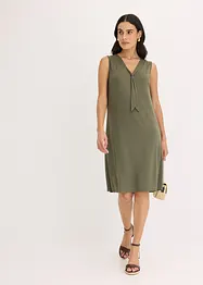 Abito in maglina con fiocco allo scollo, bonprix