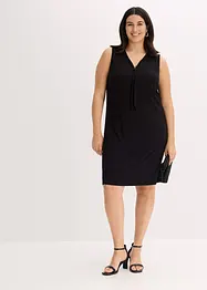 Abito in maglina con fiocco allo scollo, bonprix