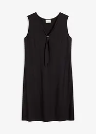 Abito in maglina con fiocco allo scollo, bonprix