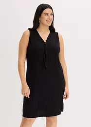 Abito in maglina con fiocco allo scollo, bonprix