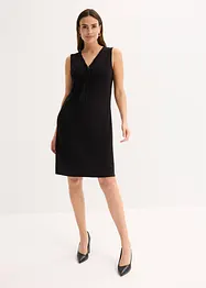 Abito in maglina con fiocco allo scollo, bonprix