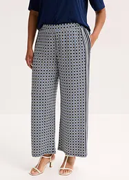 Pantaloni in jersey fantasia, bonprix