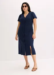 Abito in maglina con spacco, bonprix