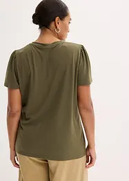Maglia in viscosa con bottoni, bonprix
