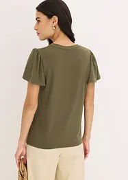 Maglia in viscosa con bottoni, bonprix