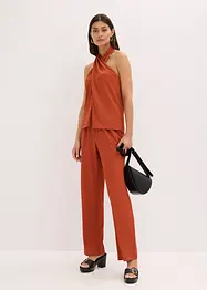 Top con scollo all'americana, bonprix