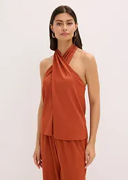 Top con scollo all'americana, bonprix