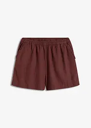 Shorts in misto lino, bonprix