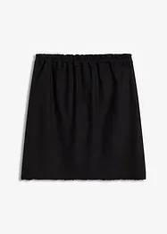 Minigonna in misto lino, bonprix