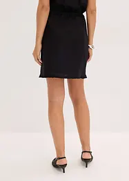 Minigonna in misto lino, bonprix