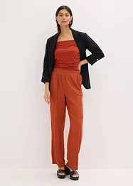 Pantaloni in jersey crêpe, bonprix