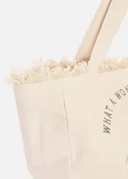 Borsa shopper in tela, bonprix
