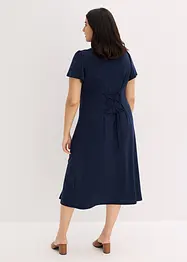 Abito in maglina con spacco, bonprix