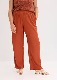 Pantaloni in jersey crêpe, bonprix